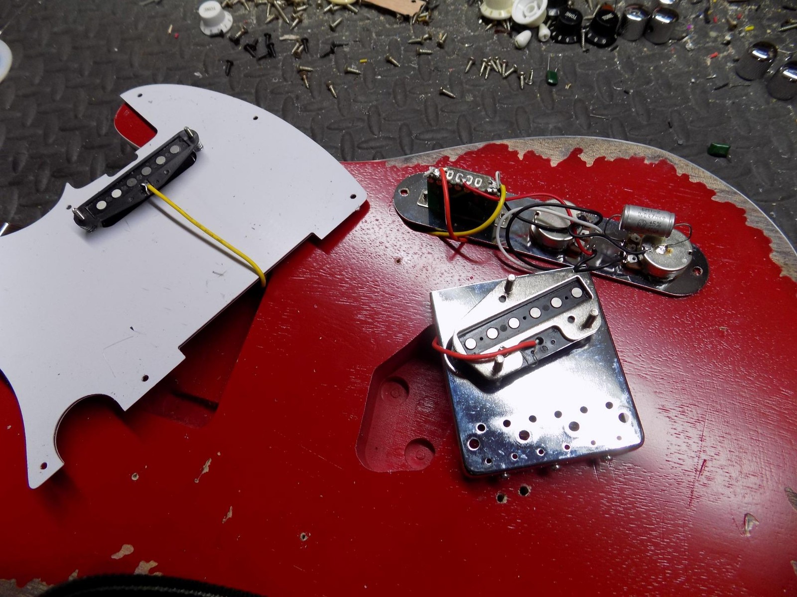 KGD Relic Tele, Roasted Neck,Alnico Pickups, Naked Neck Pickup,Capacitor Upgrade