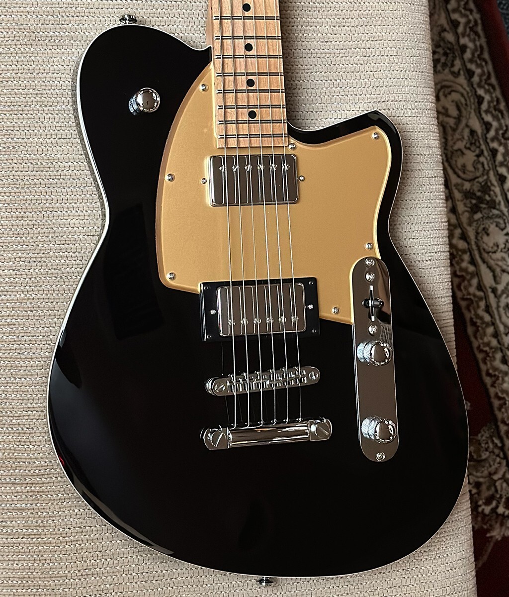 Reverend Charger HB Midnight Black Electric Guitar