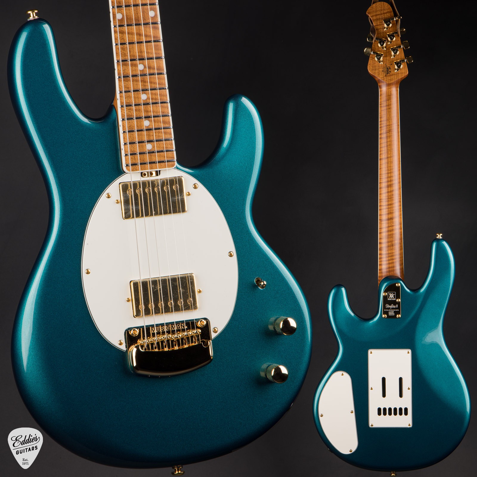 Ernie Ball Music ManStingray II Cory Wong Signature – Pine Green #S11989