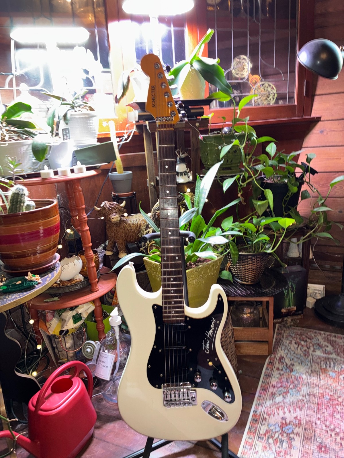 1985 Schecter Jimi Hendrix Strat RARE! W/HSC USA
