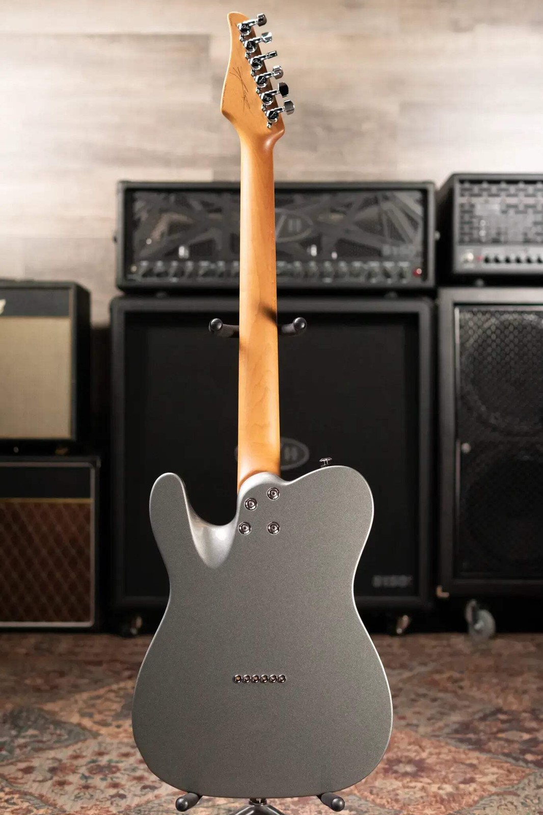 Suhr Andy Wood Signature Series Modern T Electric Guitars – AW Silver with Hards