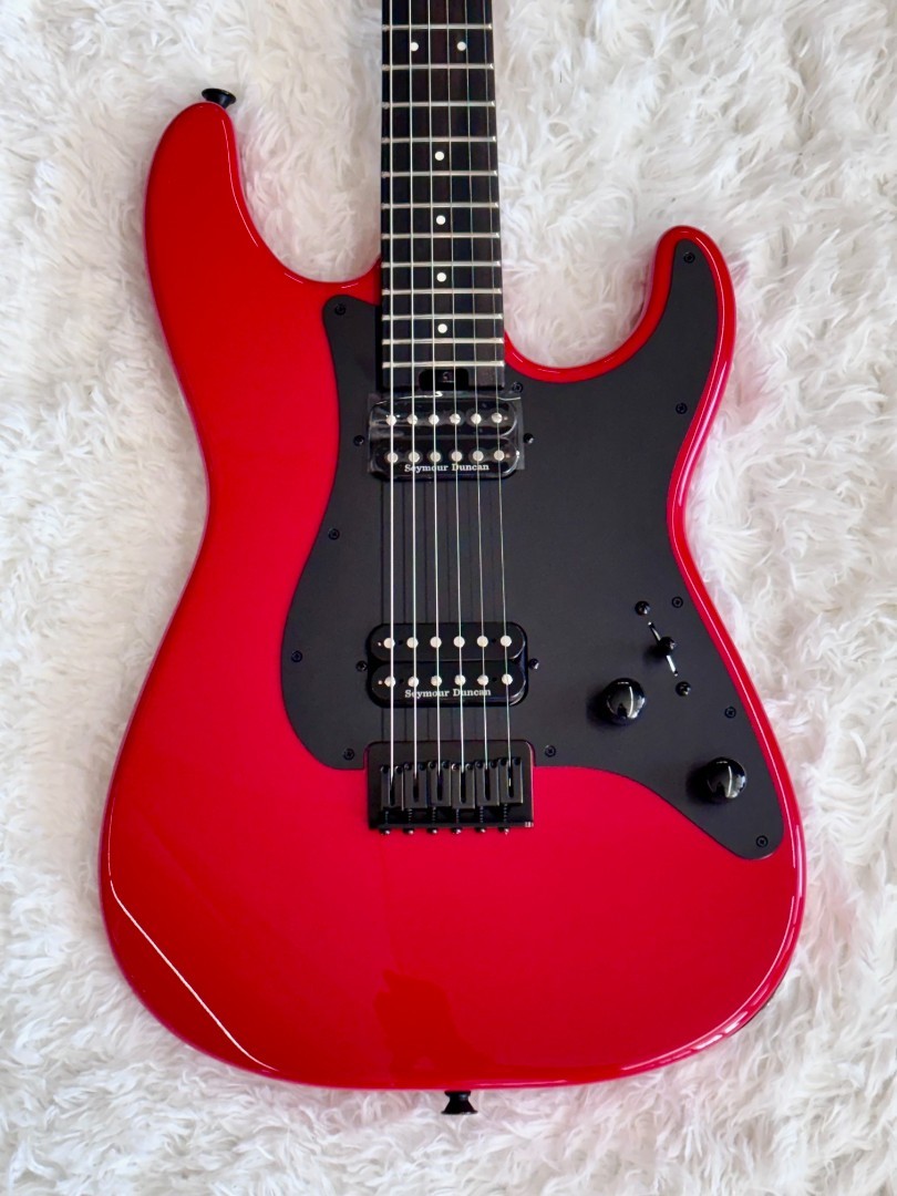Charvel Pro-Mod Plus So-Cal Style 1 HH HT E Electric Guitar, Ferrari Red w/Bag