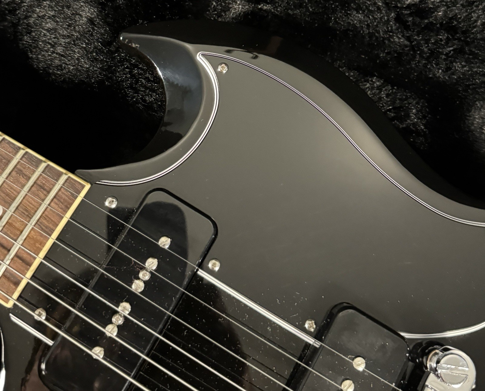 Gibson SG Special 2023 Ebony Electric Guitar USA Dual P-90 Excellent