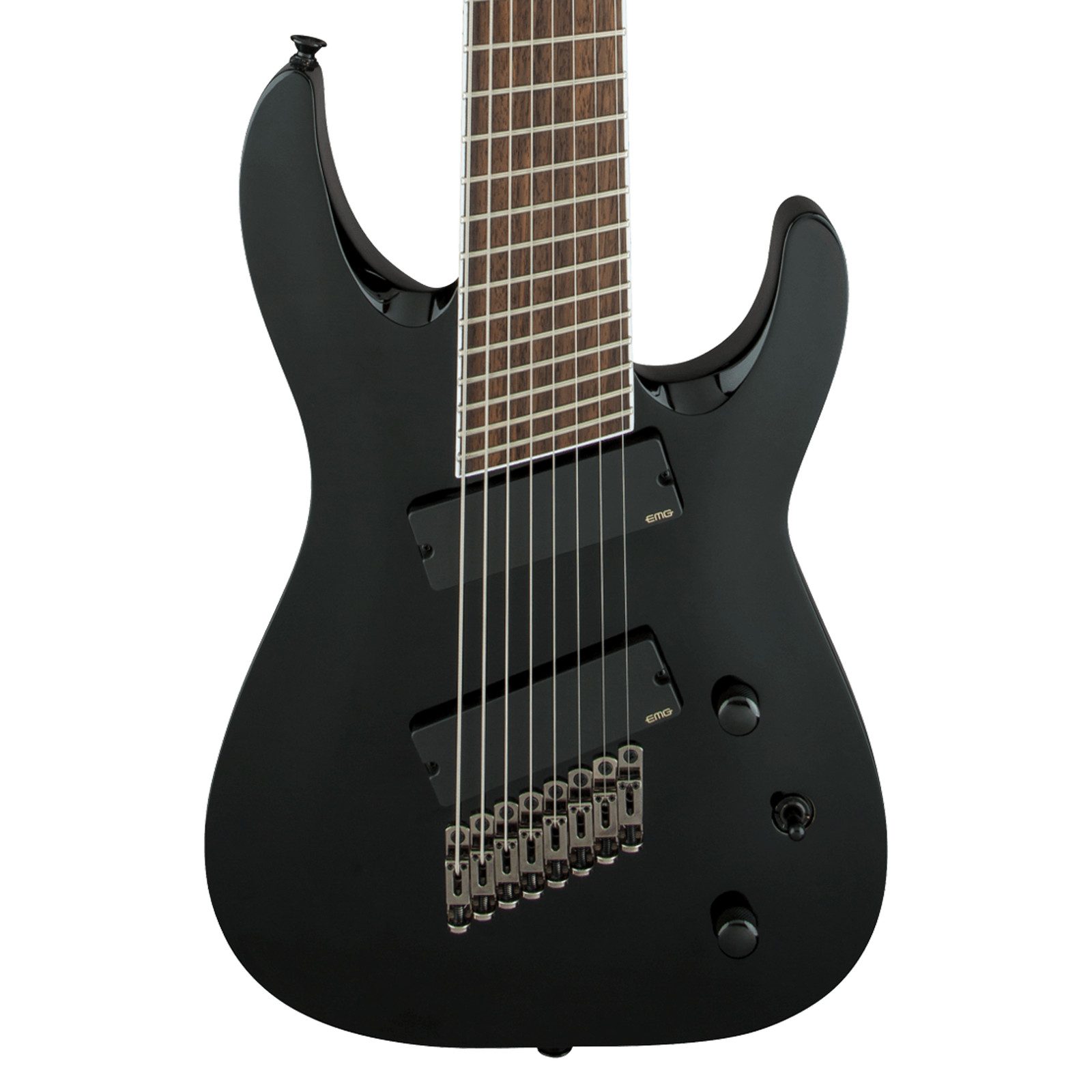 Used Jackson X Series Soloist Arch Top SLAT8 8-String MS – Gloss Black