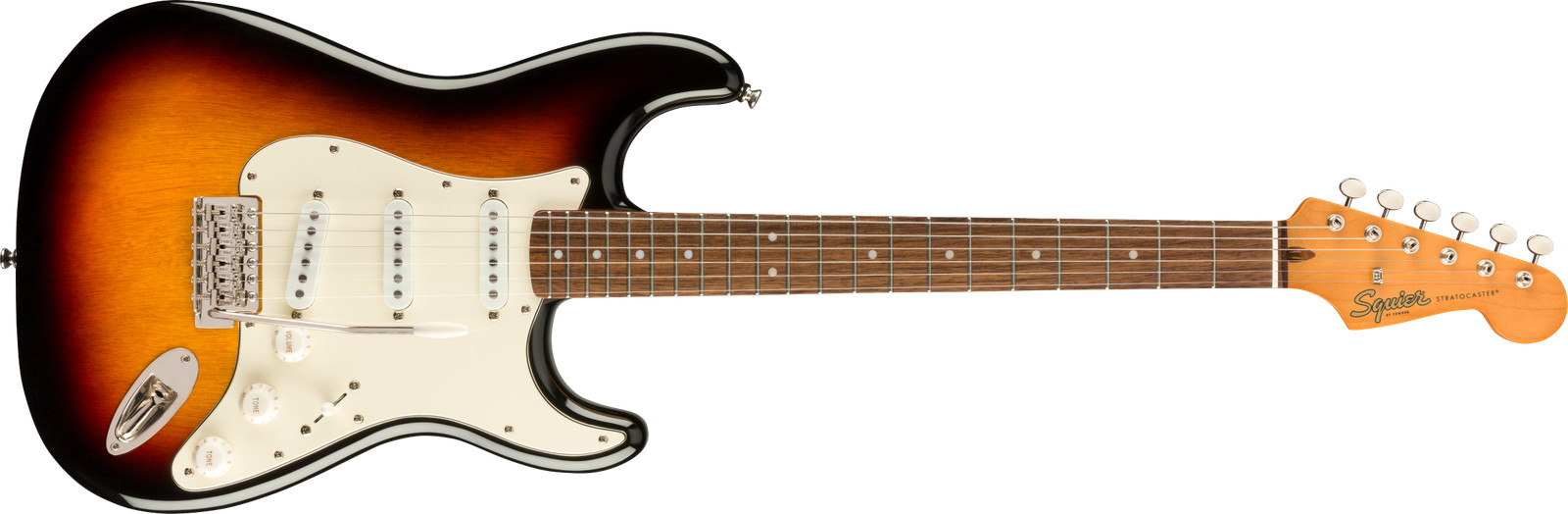 Fender Squier Classic Vibe 60s Stratocaster Electric Guitar in 3-Color Sunburst