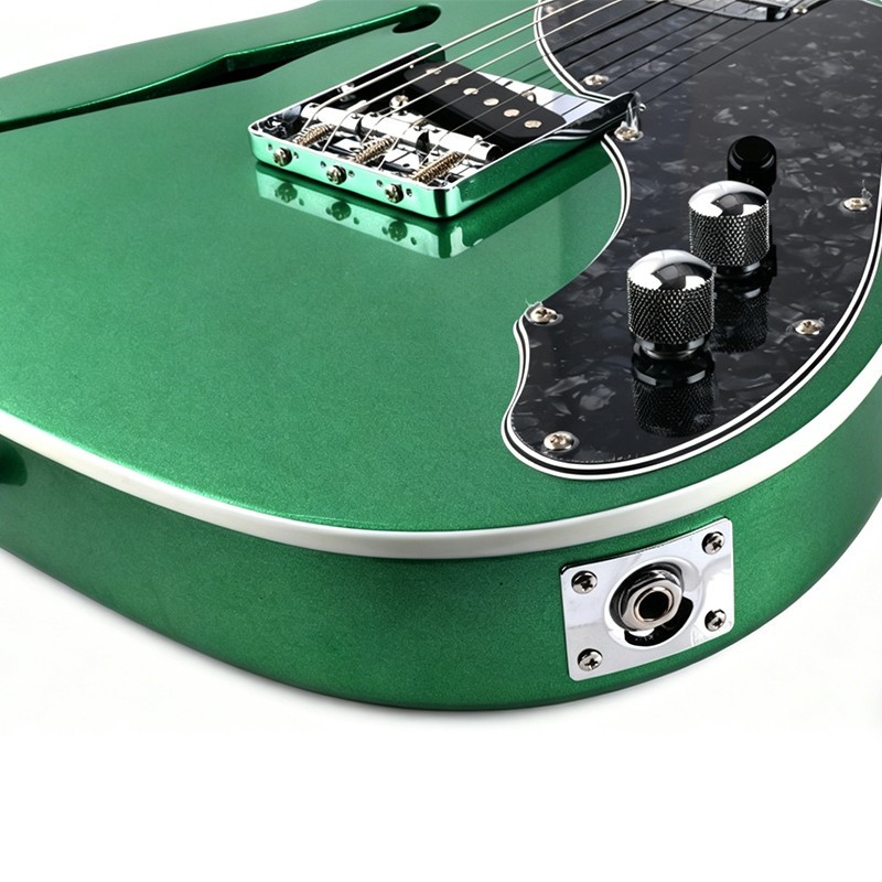 22-Fret F-Hole Jazz Solid Wood Electric Guitar