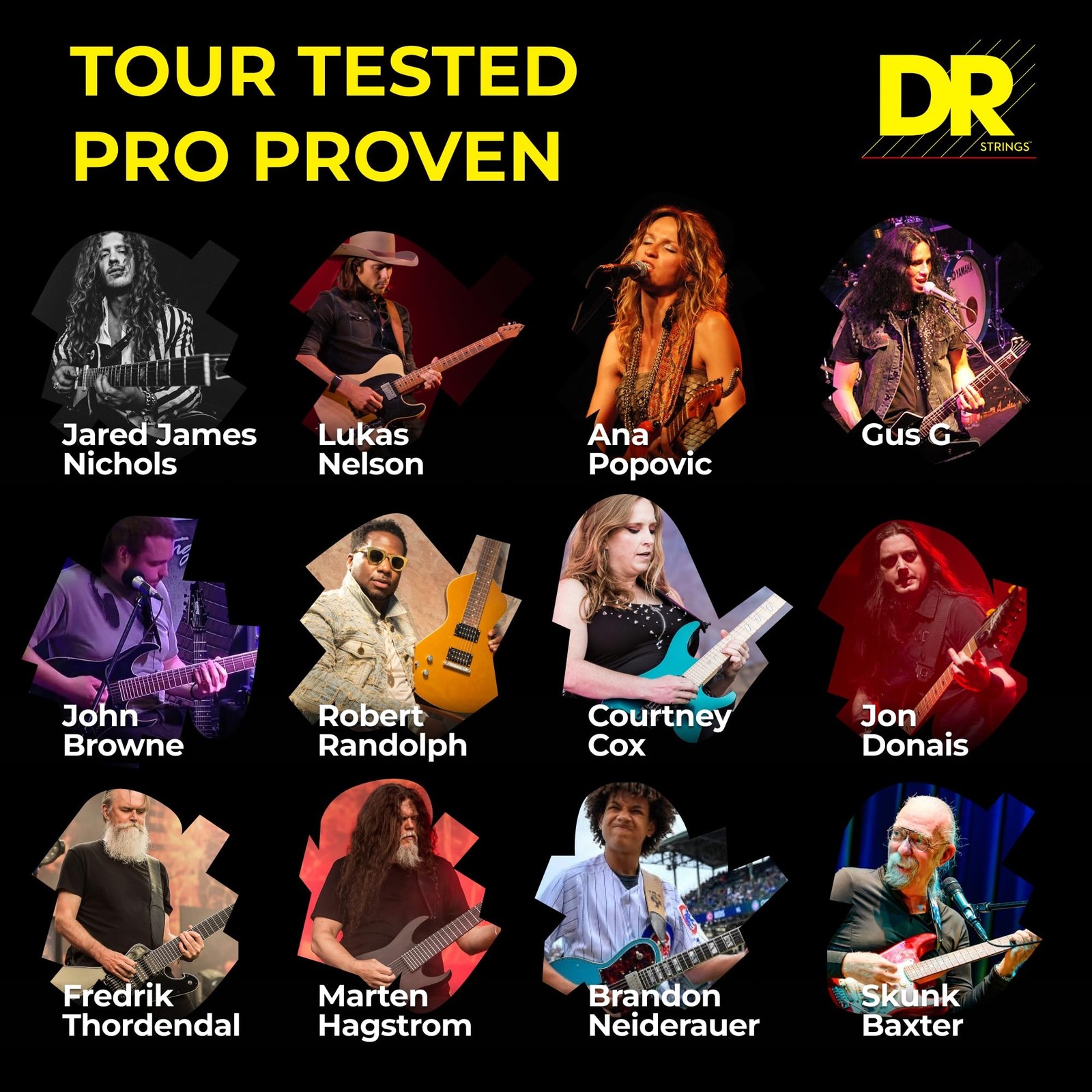 DR Strings DBG-9/46 Hi-Voltage Dimebag Darrell Signature Electric Guitar Stri…