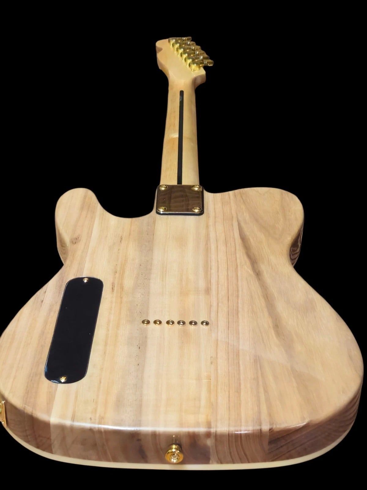 GREAT PLAYING NEW SOLID MAPLE FLAMED TL. VINTAGE STYLE 6 STRING ELECTRIC GUITAR