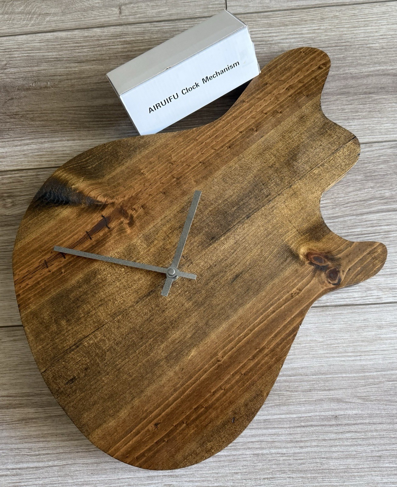 NEW!! EVH WOLFGANG GUITAR “Custom” All WoodWall Clock – COLLECTOR’S DISPLAY!!
