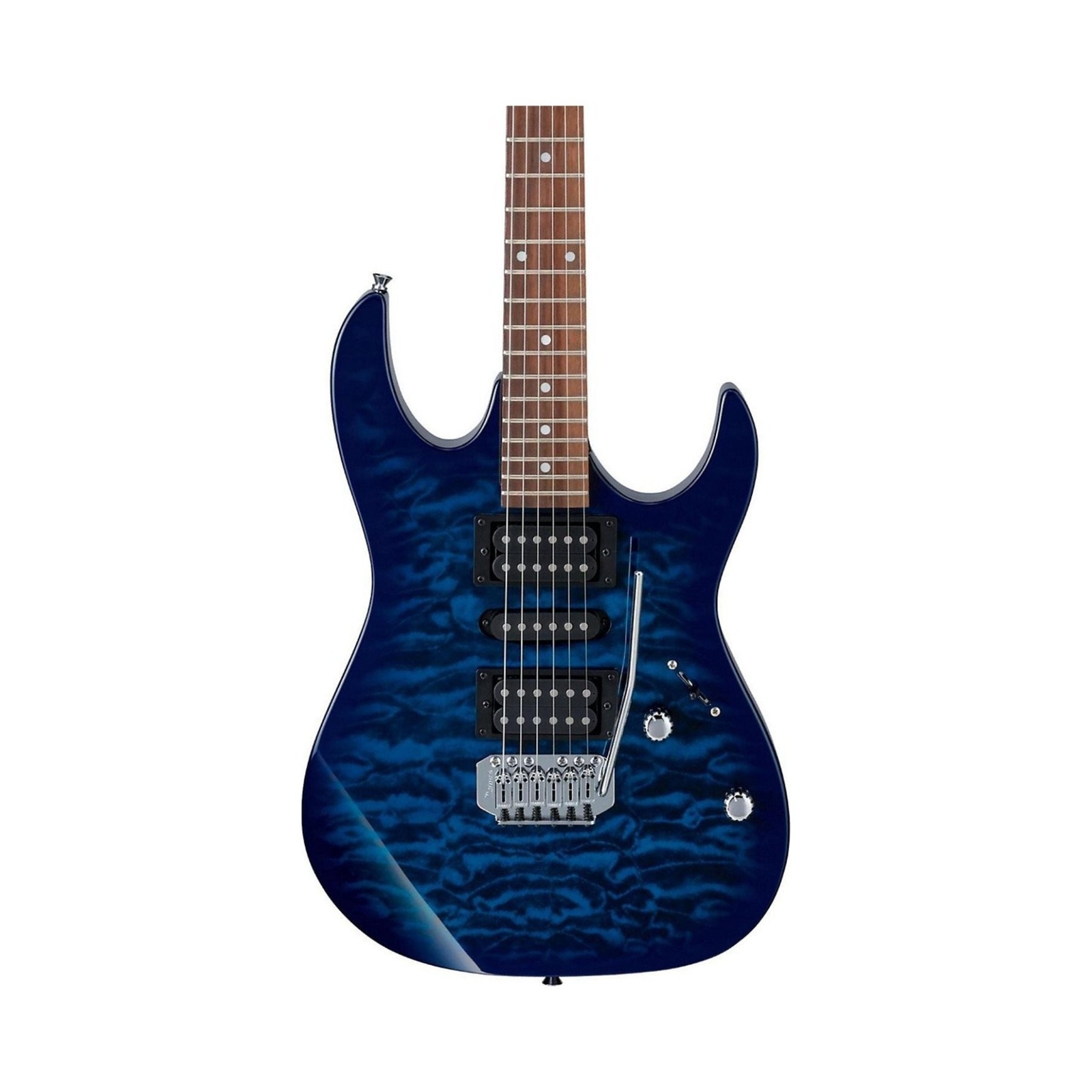 Ibanez GIO Series GRX70QA – Transparent Blue Burst Guitar