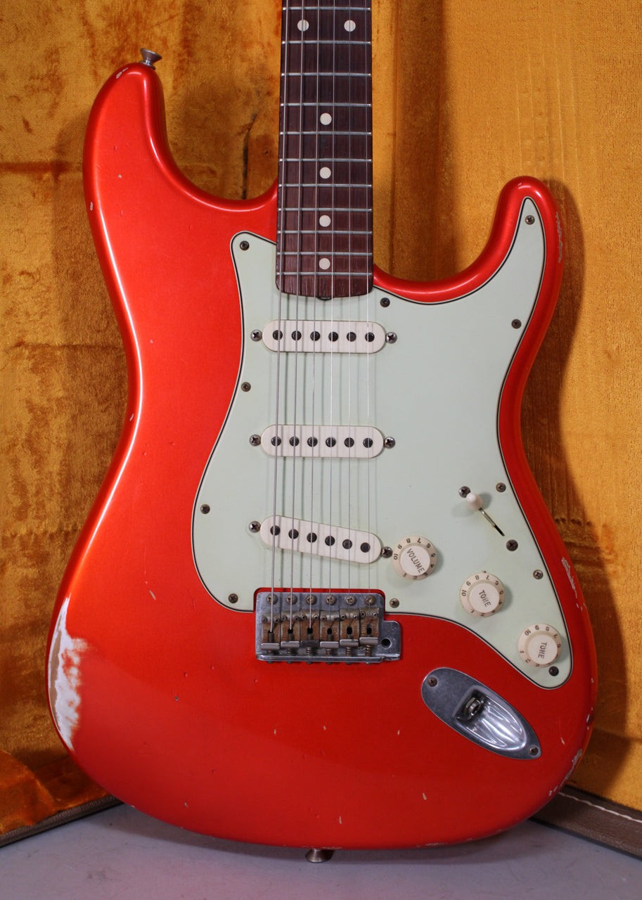 2007 Fender 1960 Stratocaster Relic Candy Tangerine w/OHSC