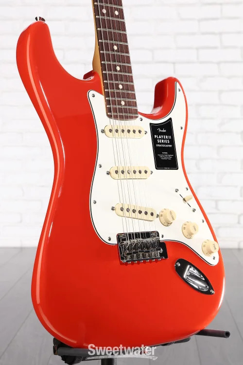 Fender Player II Stratocaster Electric Guitar – Coral Red with Rosewood