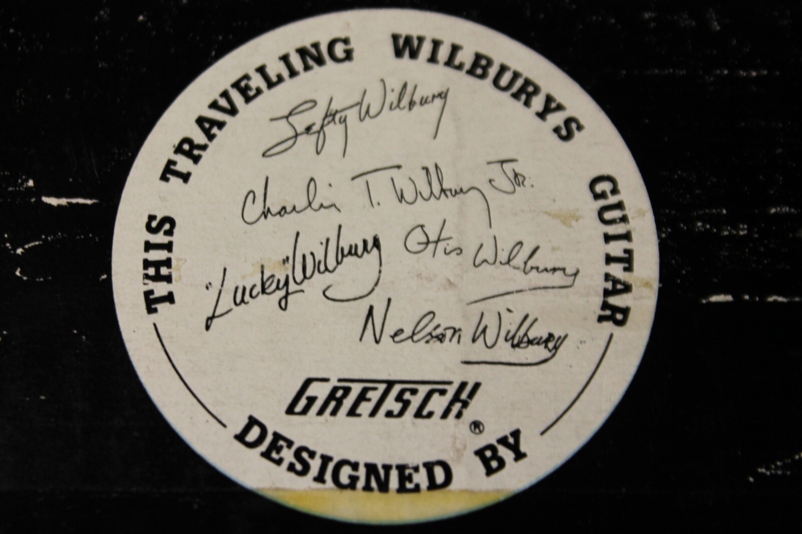 BEATLES Traveling Wilburys 1988 Gretsch TW-300 ELECTRIC Guitar w/ BOX Cord RARE
