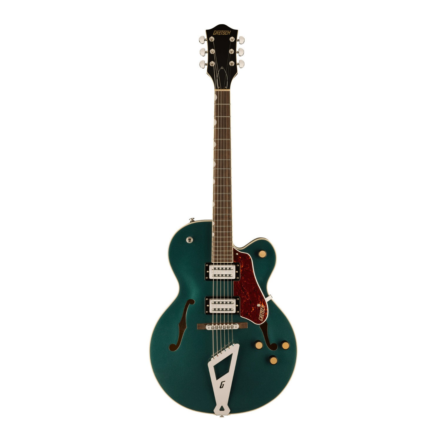 Gretsch G2420 Maple Streamliner Hollow Body Electric Guitar (Green) with Case