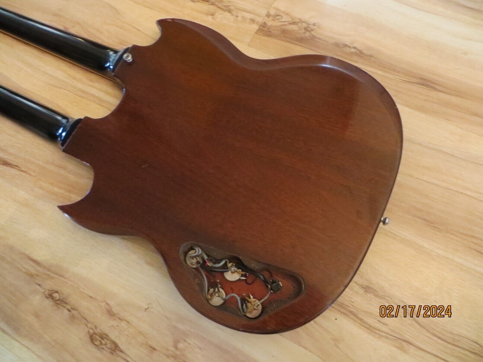 1978 Gibson EDS-1275 Double-Neck Walnut Electric Guitar w/ Original Case