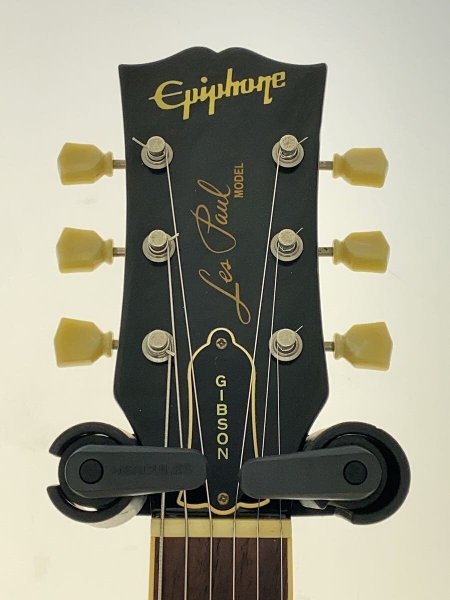 Epiphone LPS-80F mod 1990s, both pickups replaced, wood grain film finis #QY07VQ