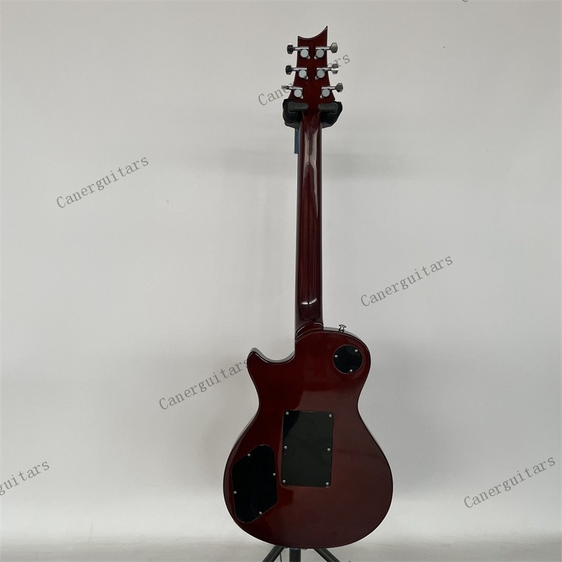 Electric Guitar Stainless Rounded Fret Edge Flamed Maple Top Tobacco Sunburst US