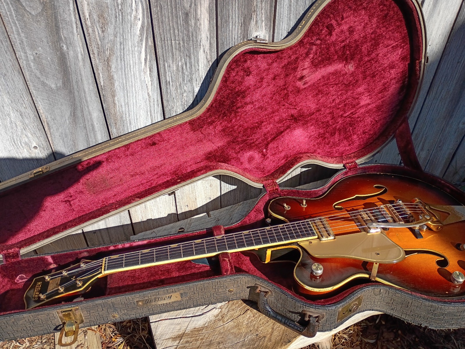 1967 Left Handed Gretsch 6187 Viking Rare!