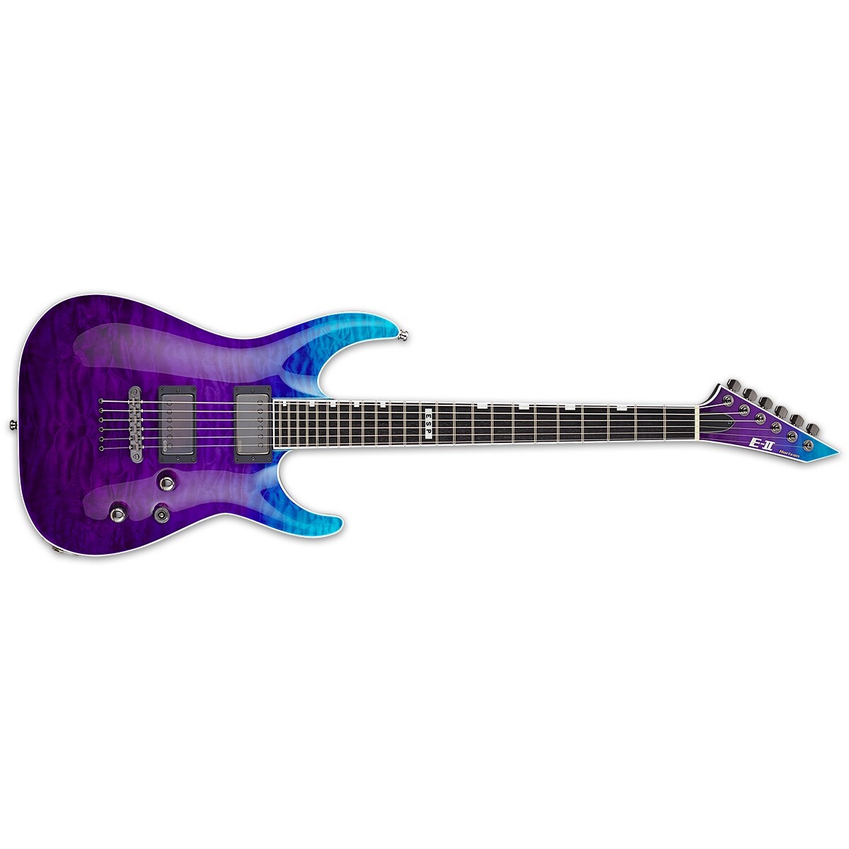 ESP E-II Horizon NT-II Blue-Purple Gradation Electric Guitar + Hard Case B-Stock