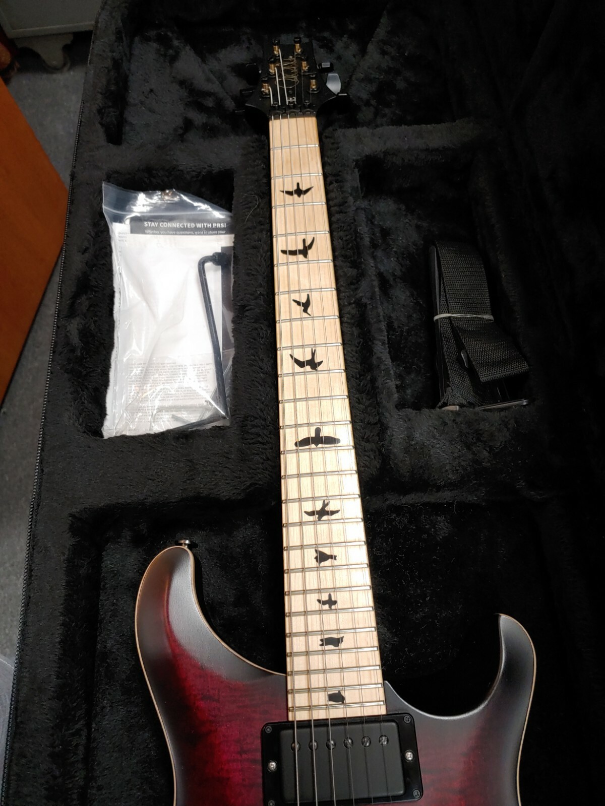 Dustie Waring PRS DW CE 24 Signature Burst Guitar w/ Case NICE!