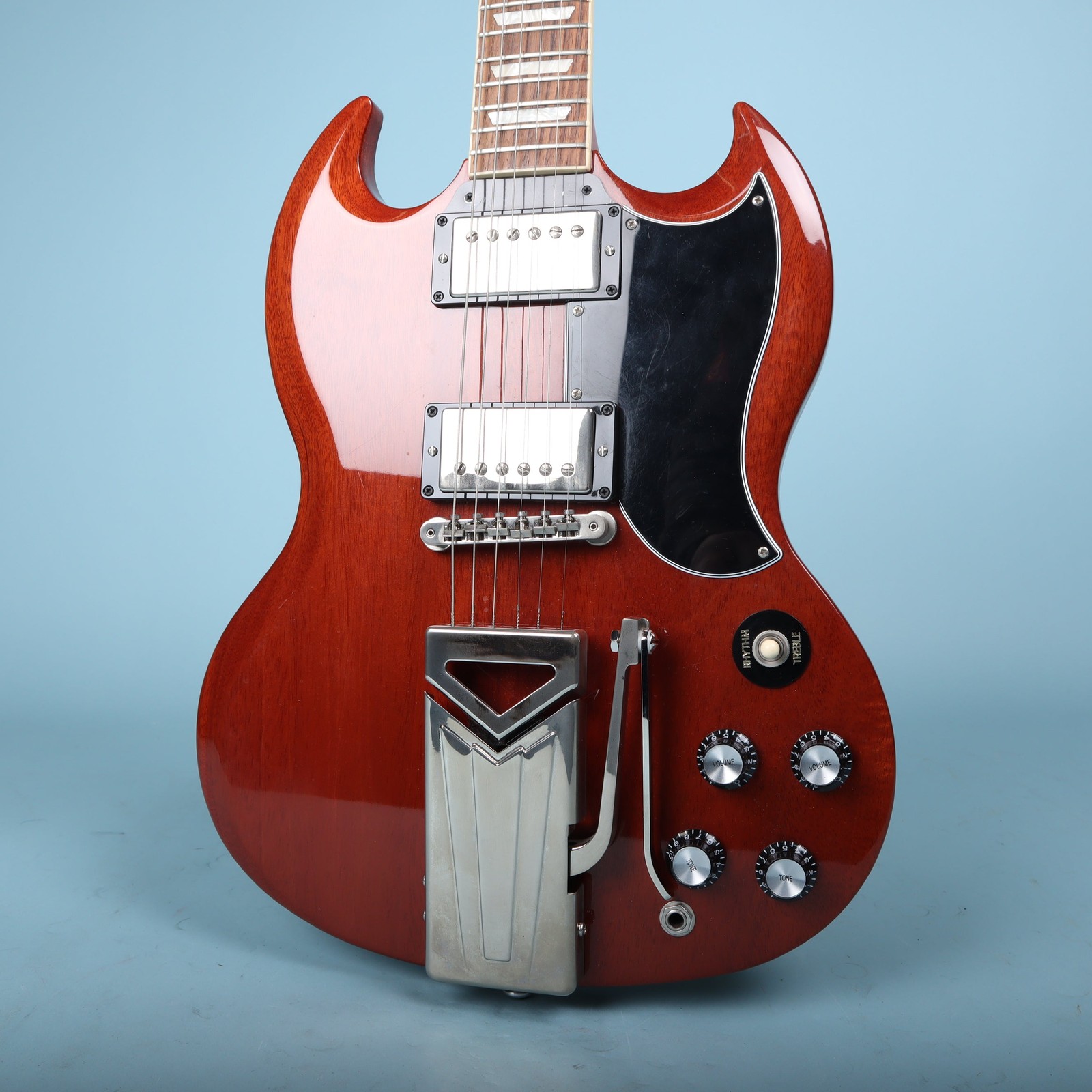 2020 Gibson SG Standard ’61 Sideways Vibrola Vintage Cherry