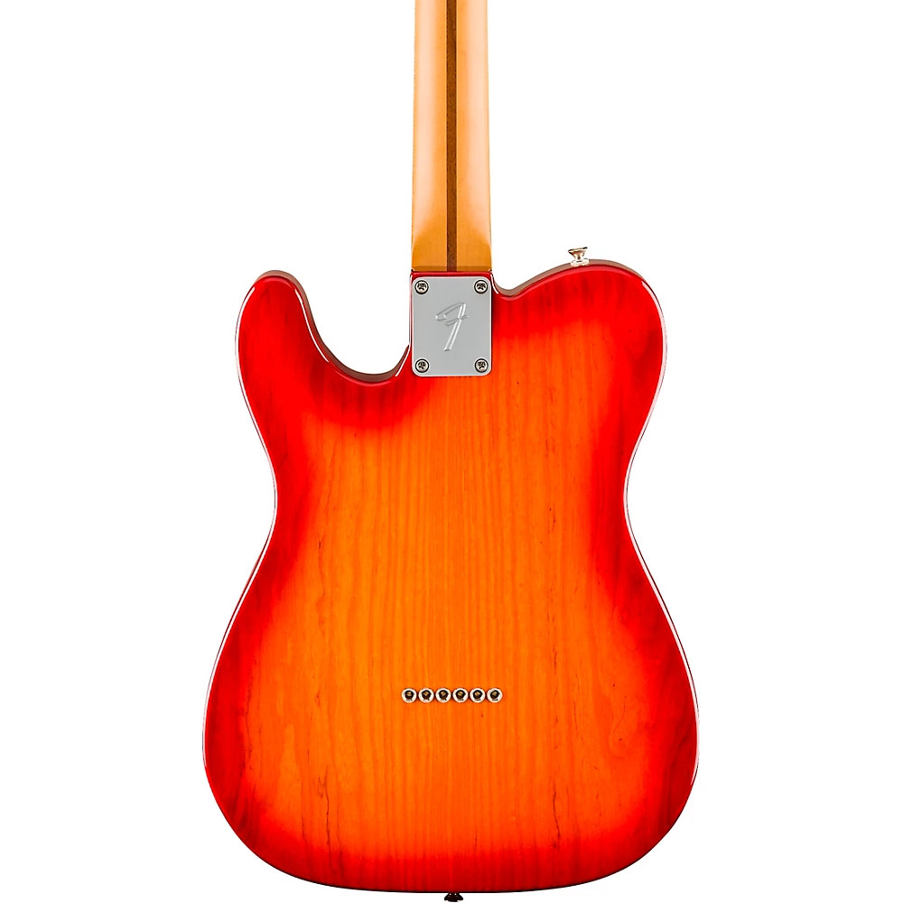 Fender Player II Telecaster Chambered Ash Body RW FB Guitar Aged Cherry Burst