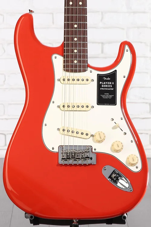 Fender Player II Stratocaster Electric Guitar – Coral Red with Rosewood