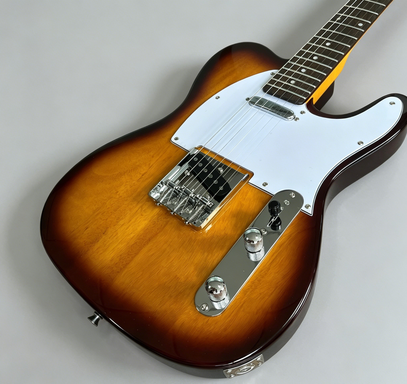 US STOCK TL Style Electric Guitar Sunburst Gloss Rosewood Fretboard Alder Body