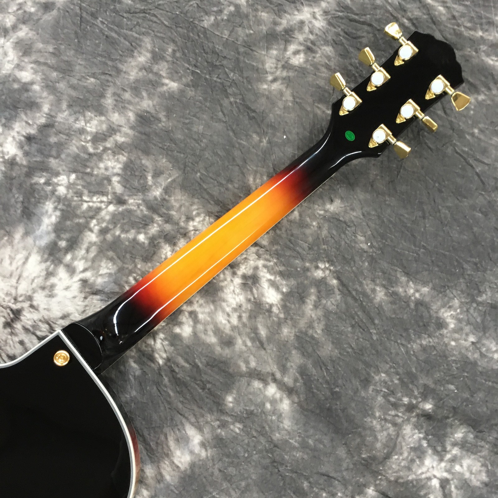 Factory Sunburst Bydland Electric Guitar Hollow Body HH Pickup Gold Part fast
