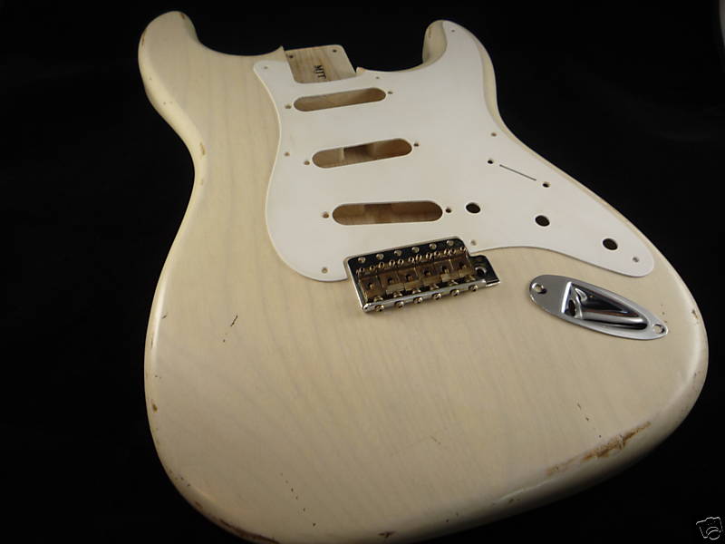 MJT Official Custom Order Vintage Aged Nitro Finish Guitar Body Mark Jenny VTS