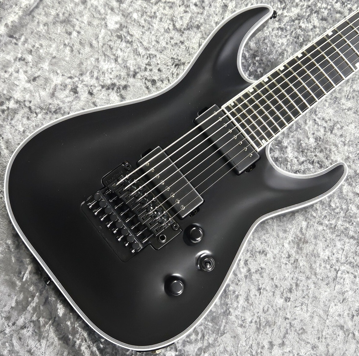 EDWARDS E-HORIZON-8 FR Black Electric Guitar From Japan