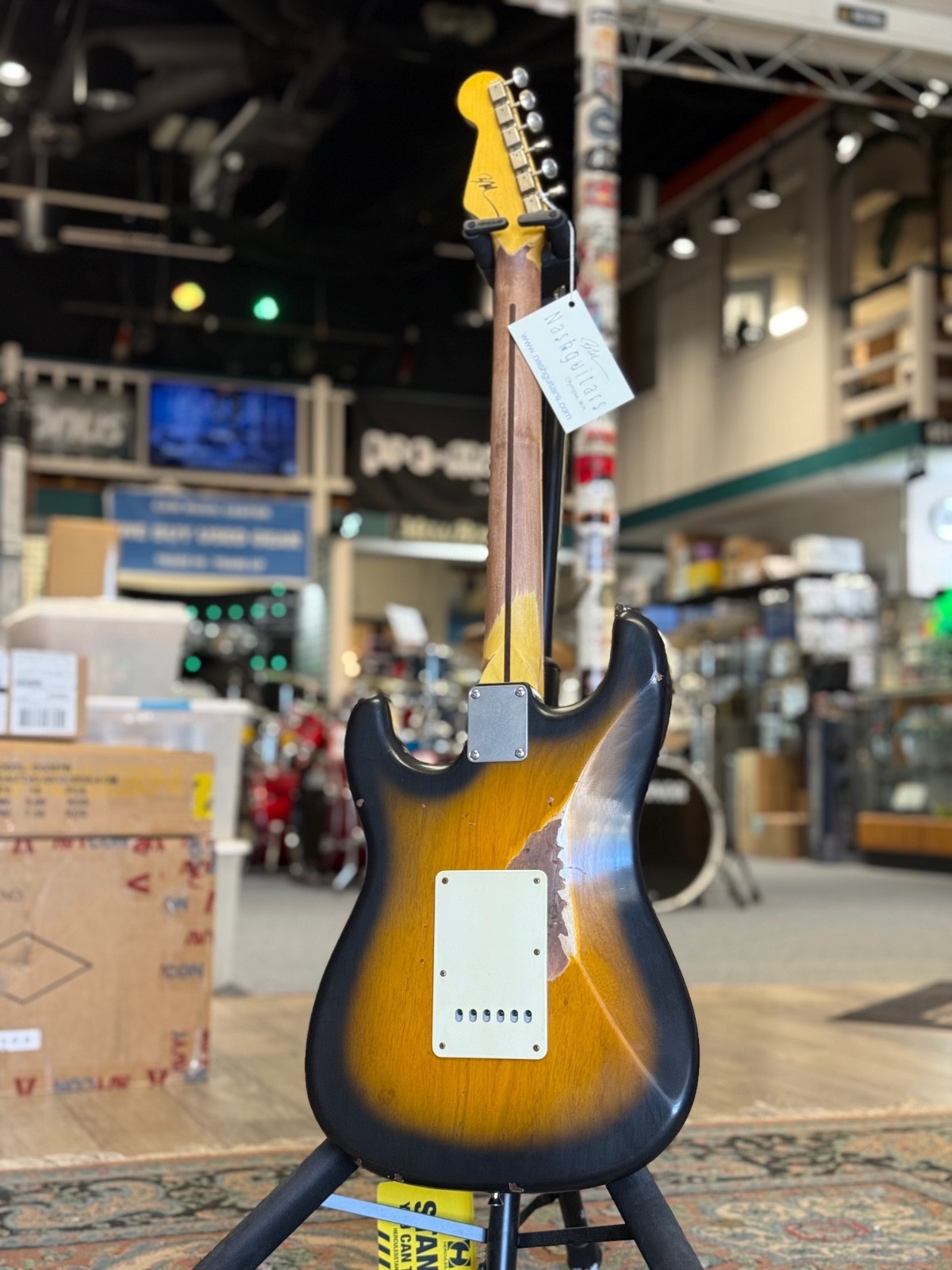 Nash S57 2 Tone Sunburst, Ash Body, Heavy Relic W/ Free Shipping & Hard Case