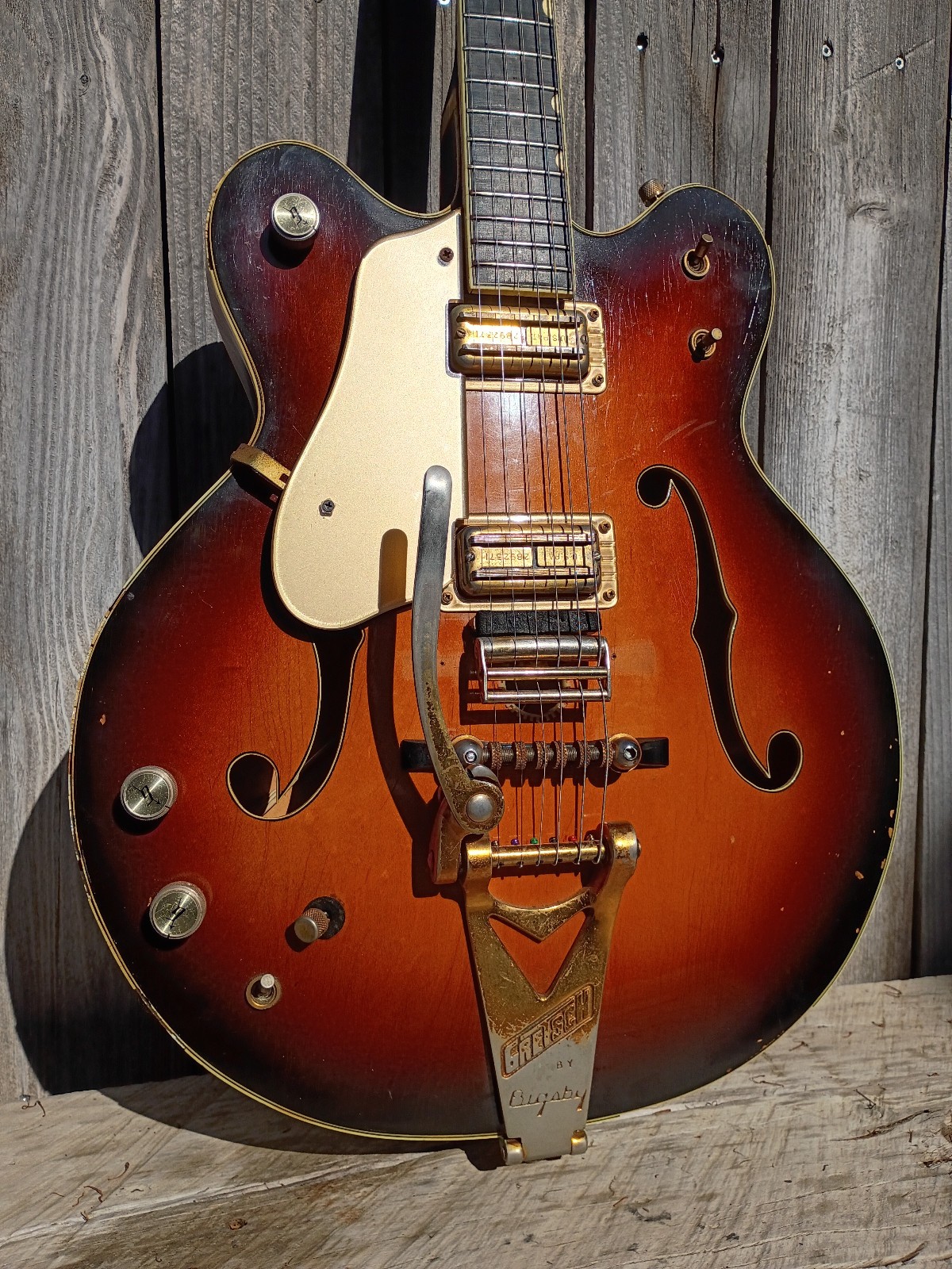 1967 Left Handed Gretsch 6187 Viking Rare!