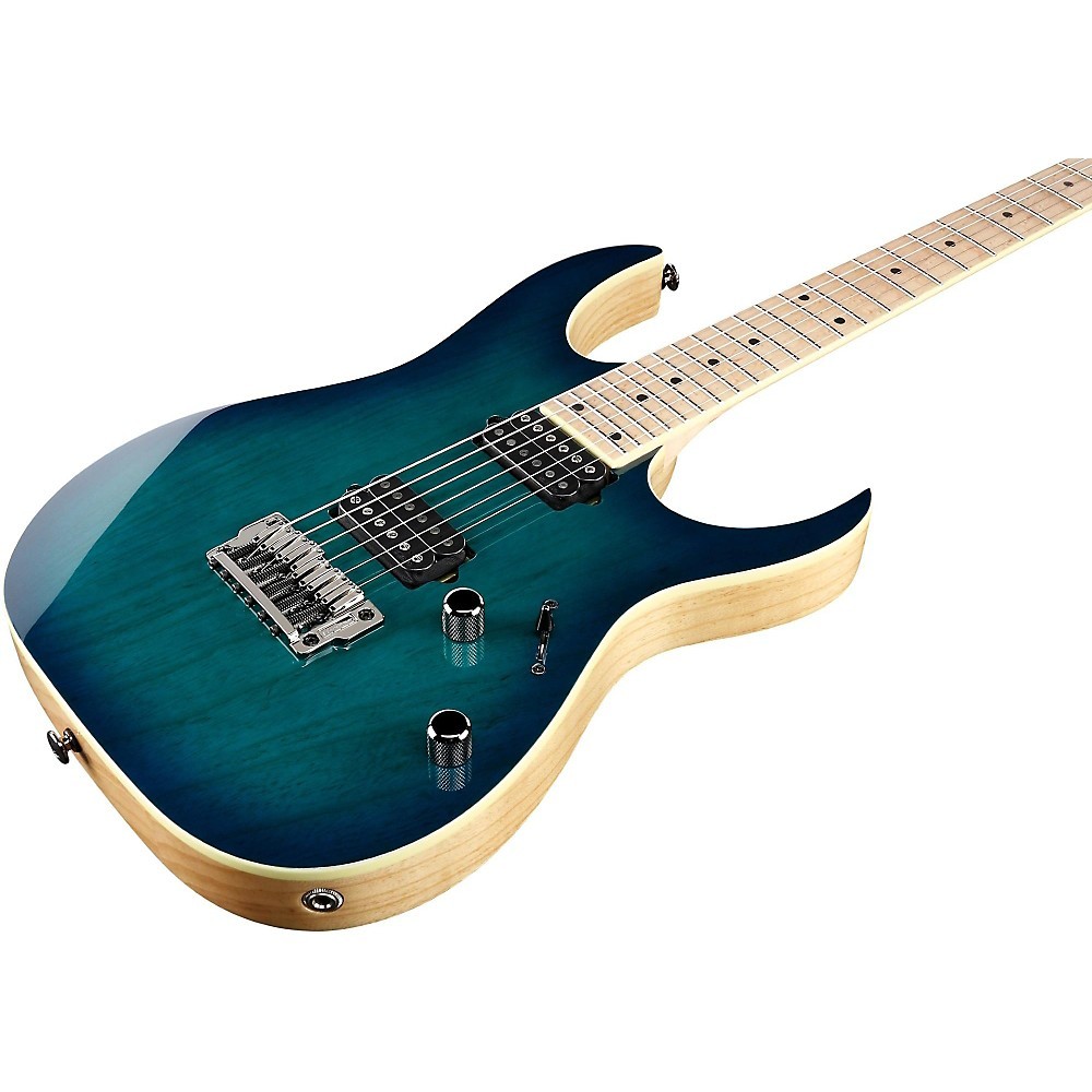 Ibanez RG652AHMFX Prestige 6String Electric Guitar Nebula Grn Burst Refurbished