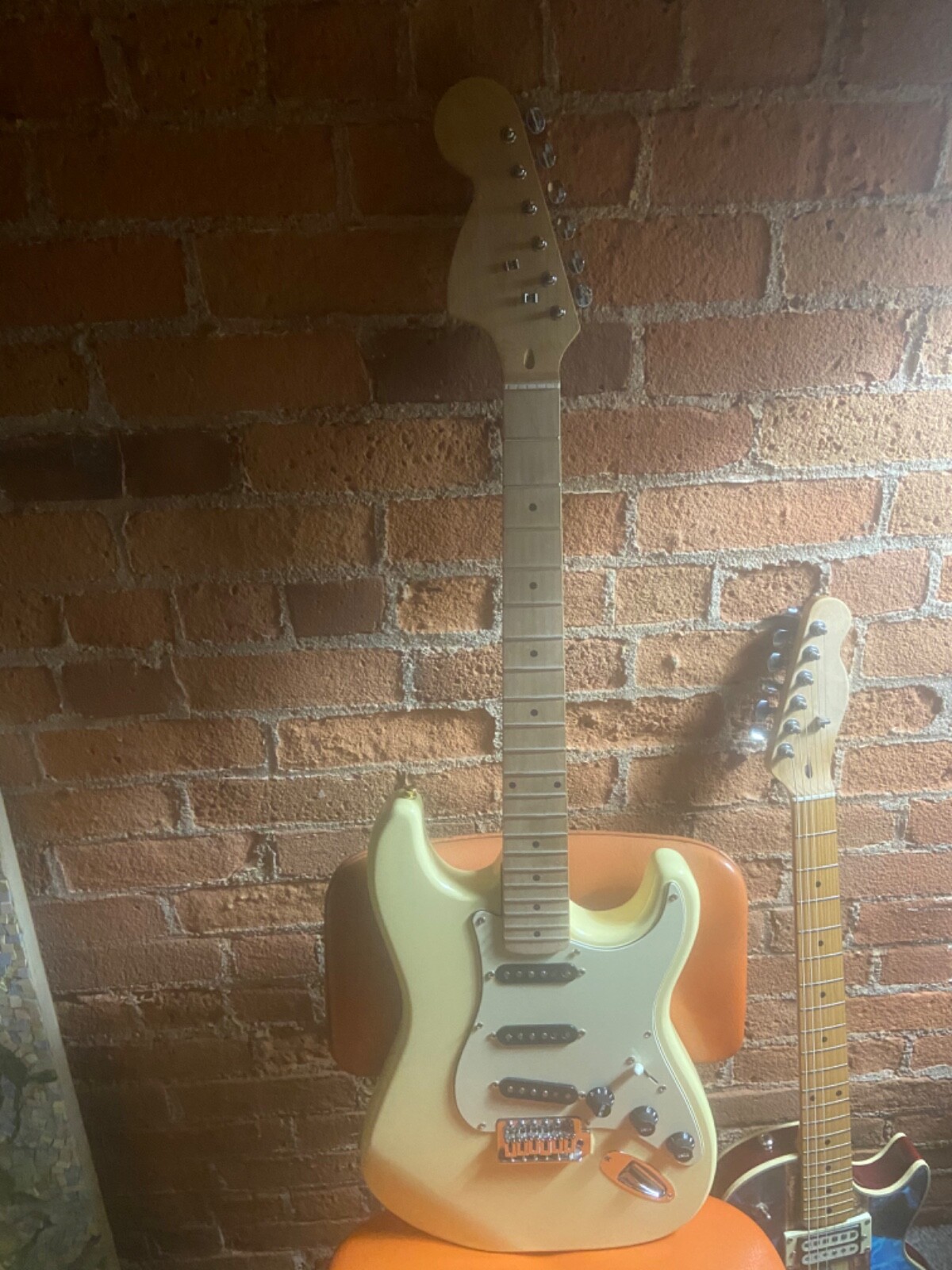 partscaster guitar Hendrix style reverse headstock right handed