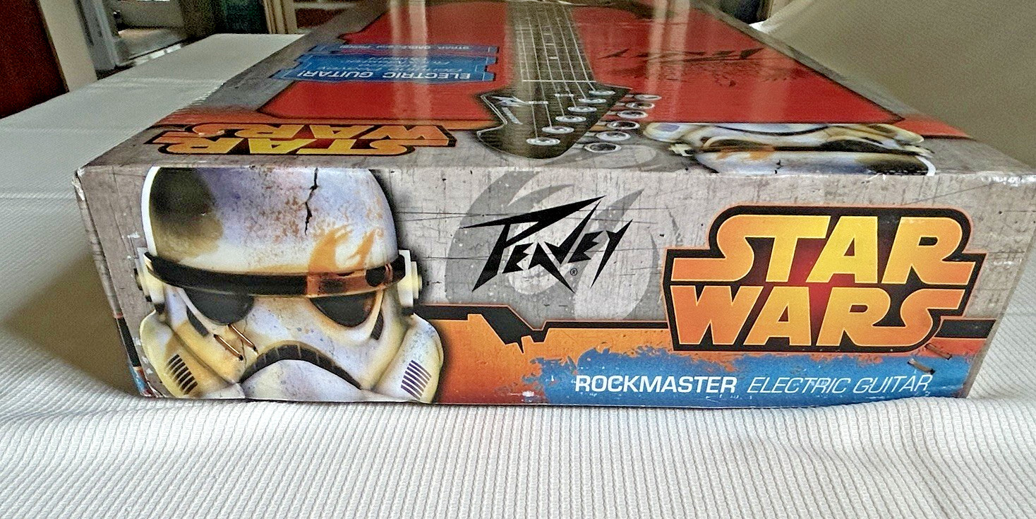 SUPER RARE LE NIB Peavey STAR WARS Rockmaster ELECTRIC GUITAR FULL SIZE NOT 3/4!