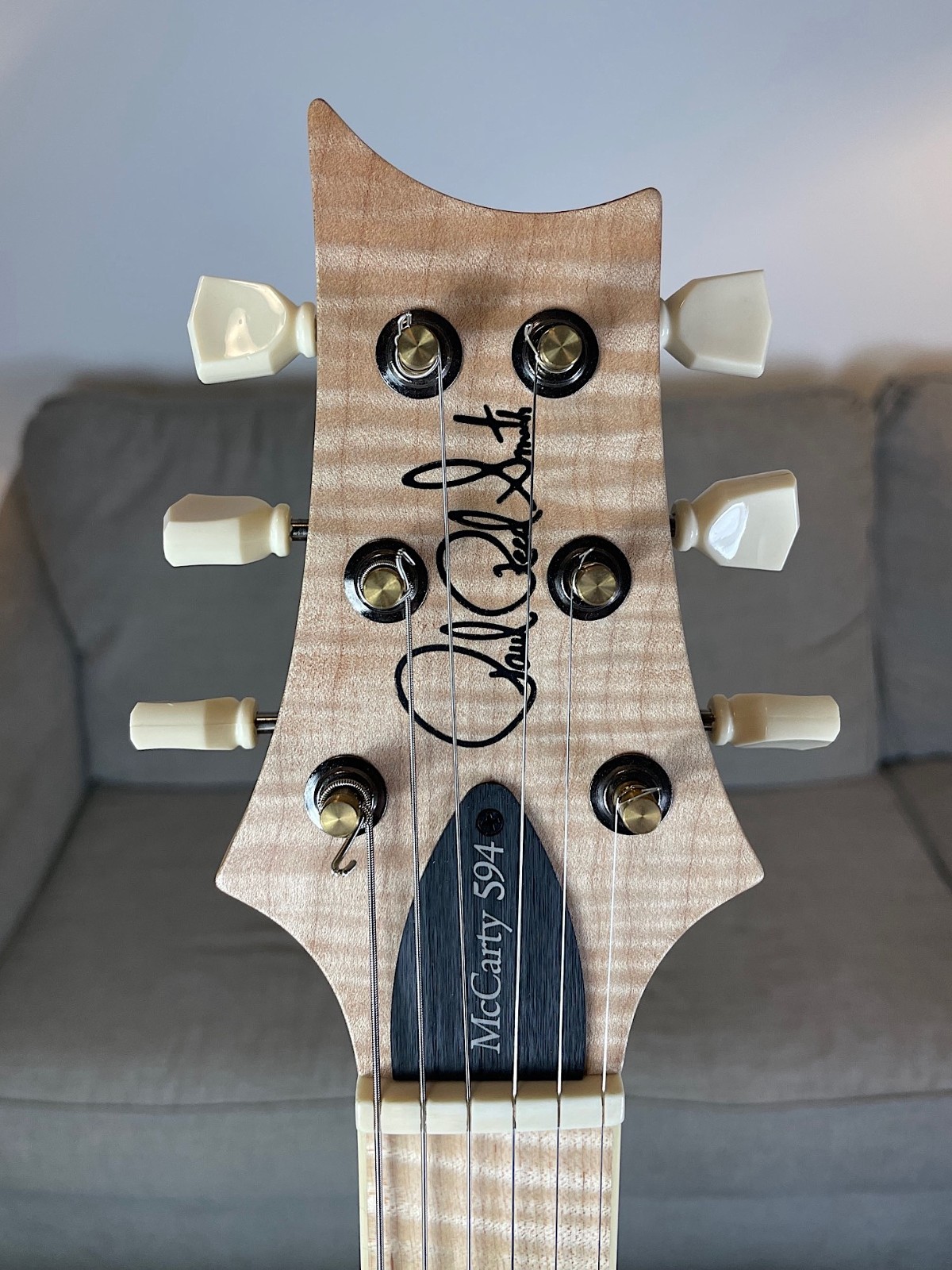 2022 PRS McCarty 594 Wood Library “Quilted Artist” Salmon