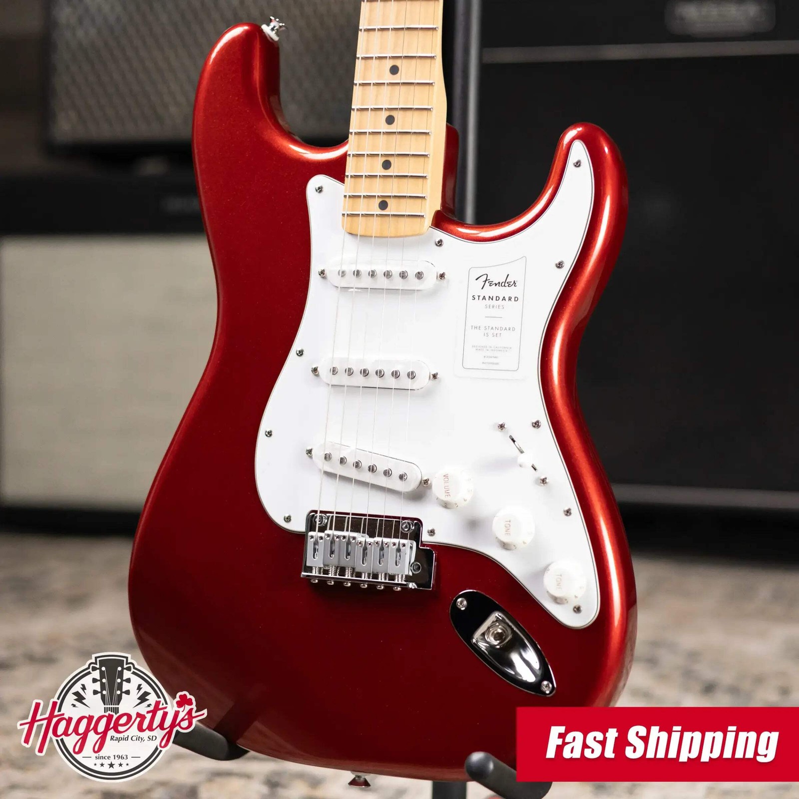 Fender Standard Stratocaster Electric Guitar – Candy Cola