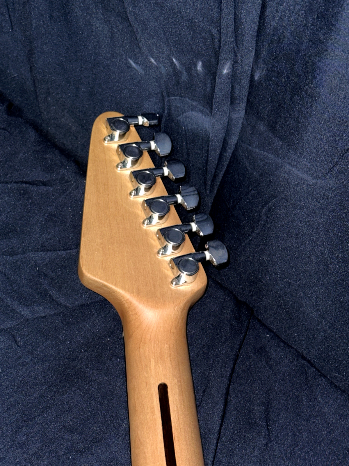 Johnson Electric Guitar Black & White 38 IN 6 String Right Handed Works Great