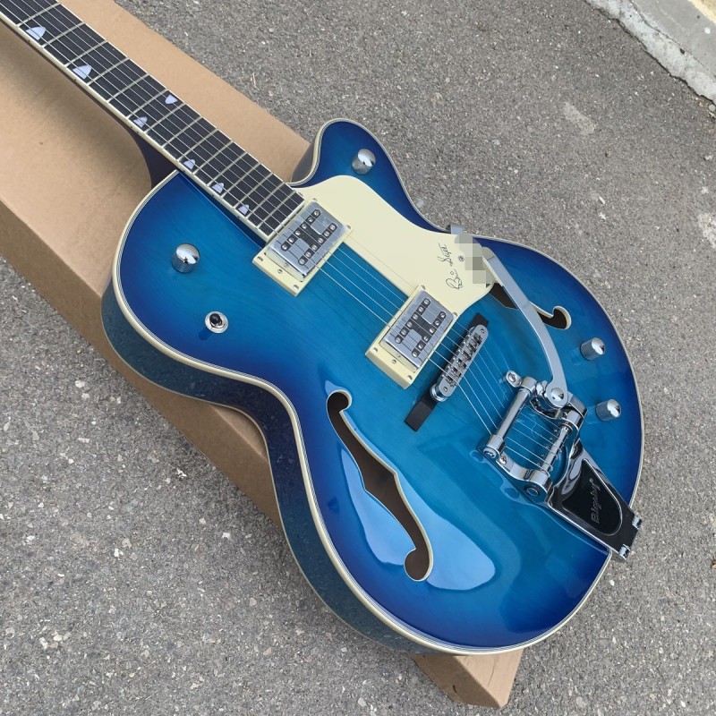 6120 Semi Hollow Body Jazz Electric Guitar With Bigsby System