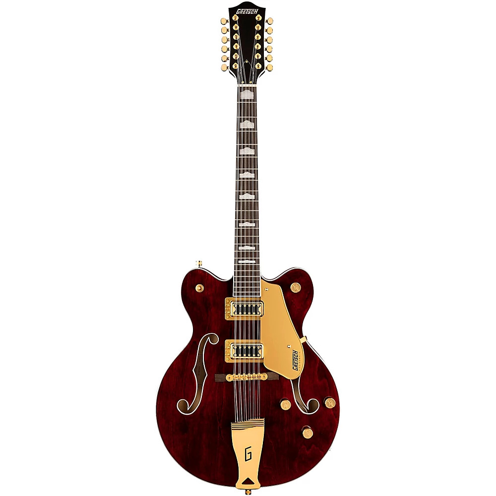 Gretsch Electromatic Hollowbody 12-String Gold HW Guitar Walnut Stain