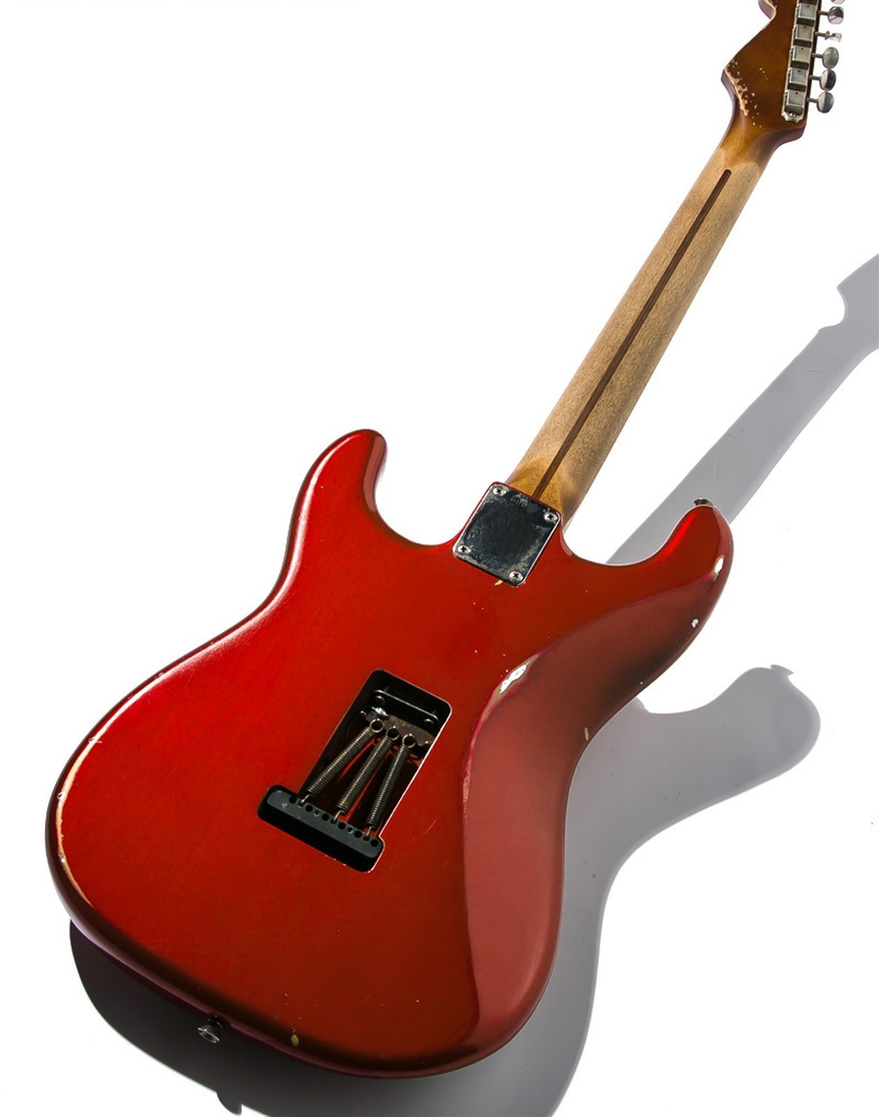 Jimmy Wallace ST Used Alder body Candy Apple Red Aged w/Hard case