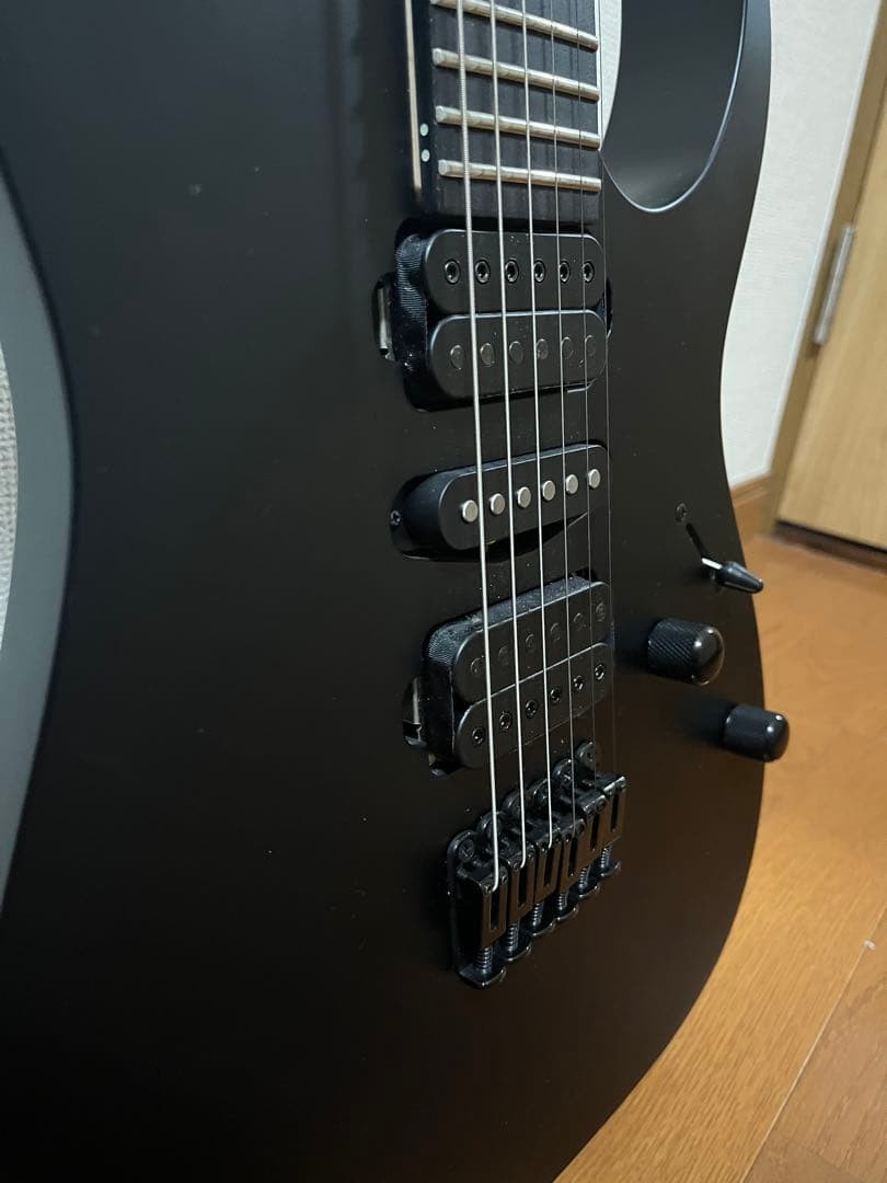 Ibanez RG6HSHFX Electric Guitar Super Wizard 5pc Maple/Walnut Neck Black