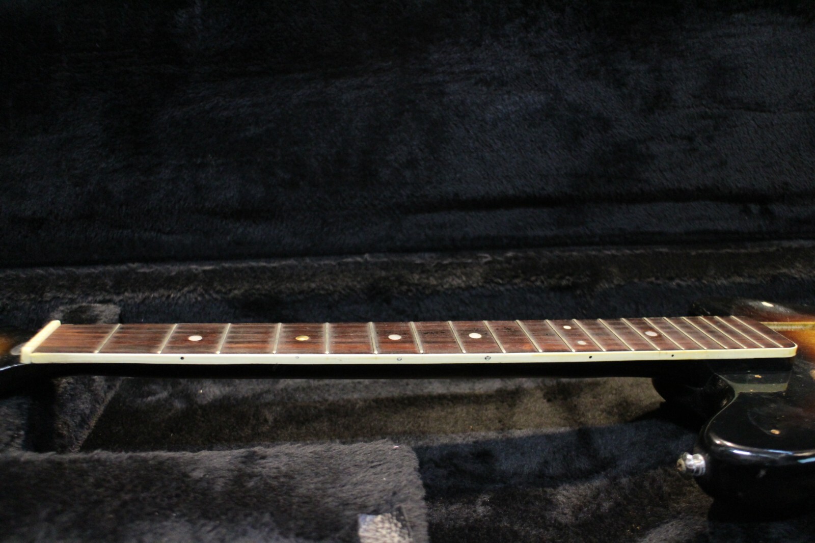 USED Zenon ES-70 Offset Style Electric Guitar Body & Neck Gold Foil GT368 230810