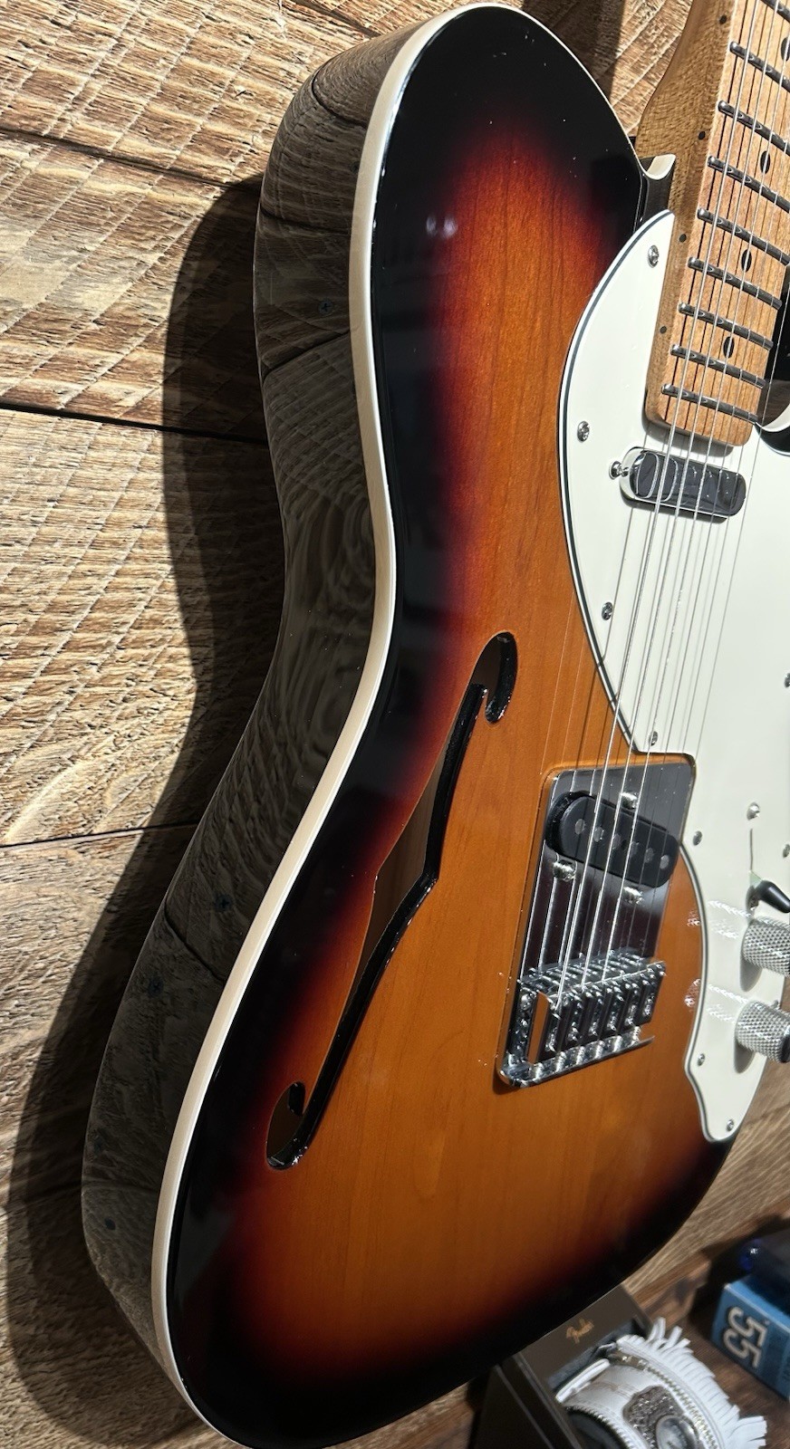 Fender Telecaster ThinLine Deluxe – 3TS Partscaster With Roasted Maple Neck