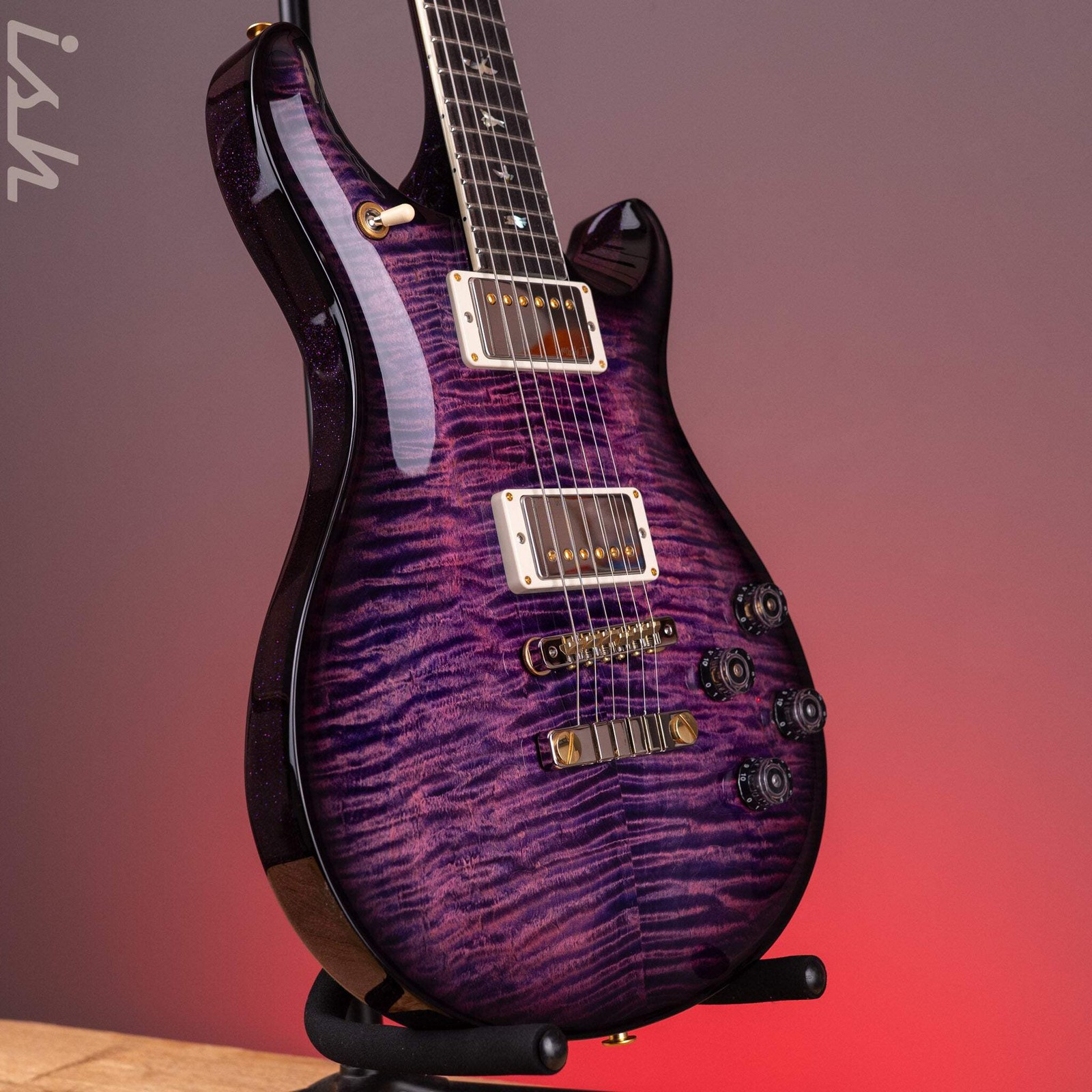 PRS McCarty 594 10-Top Sprayer’s Choice Purple Hollowflake Back/Neck