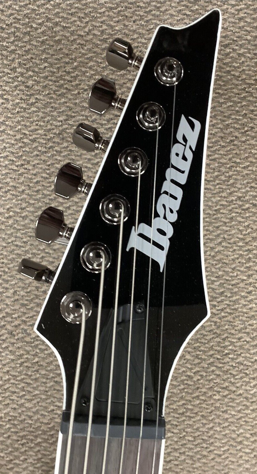 Ibanez RGIB21BK RG Iron Label Electric Baritone Guitar w/ EMG Tuned B-B Black