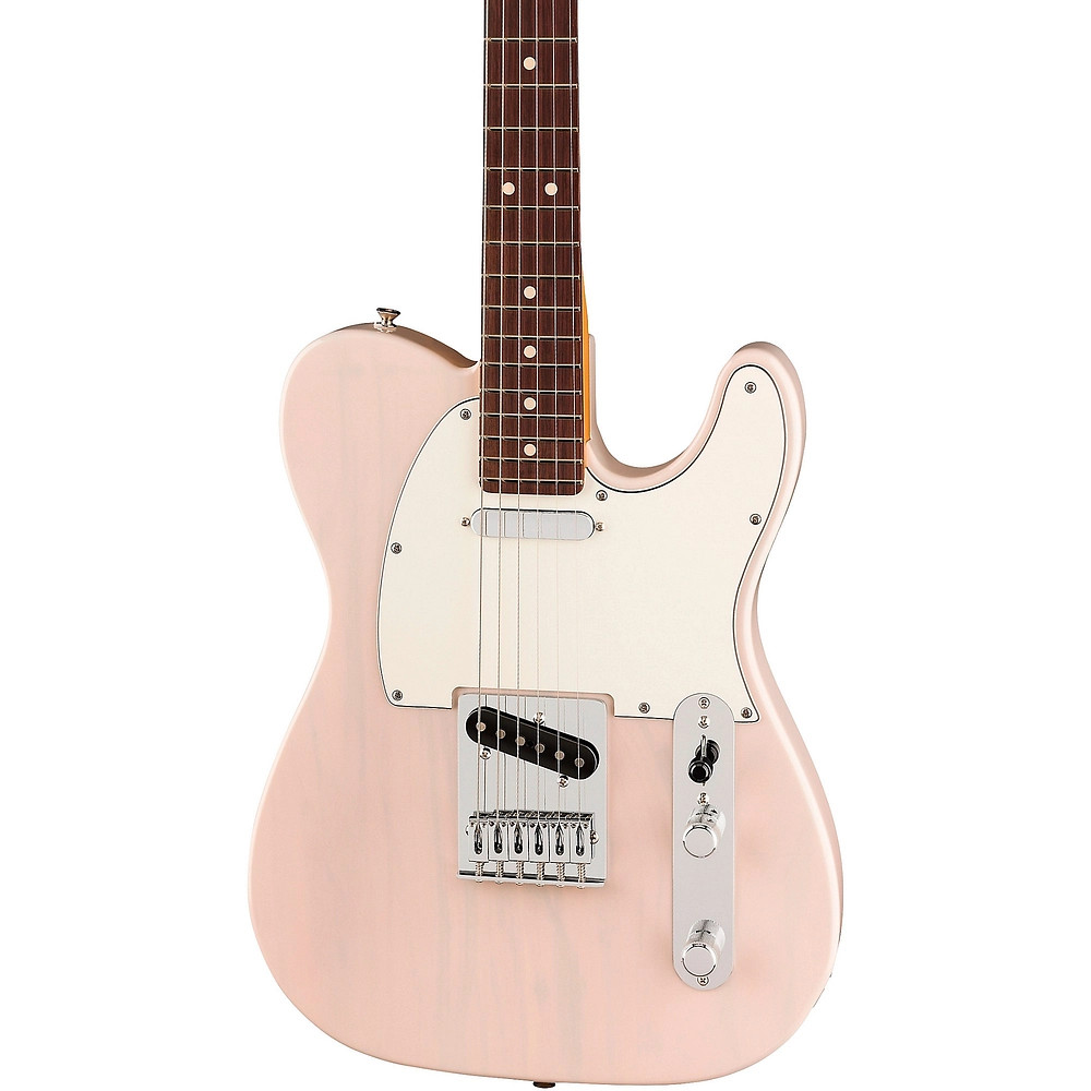 Fender Player II Telecaster Chambered Ash Body RW FB Guitar White Blonde