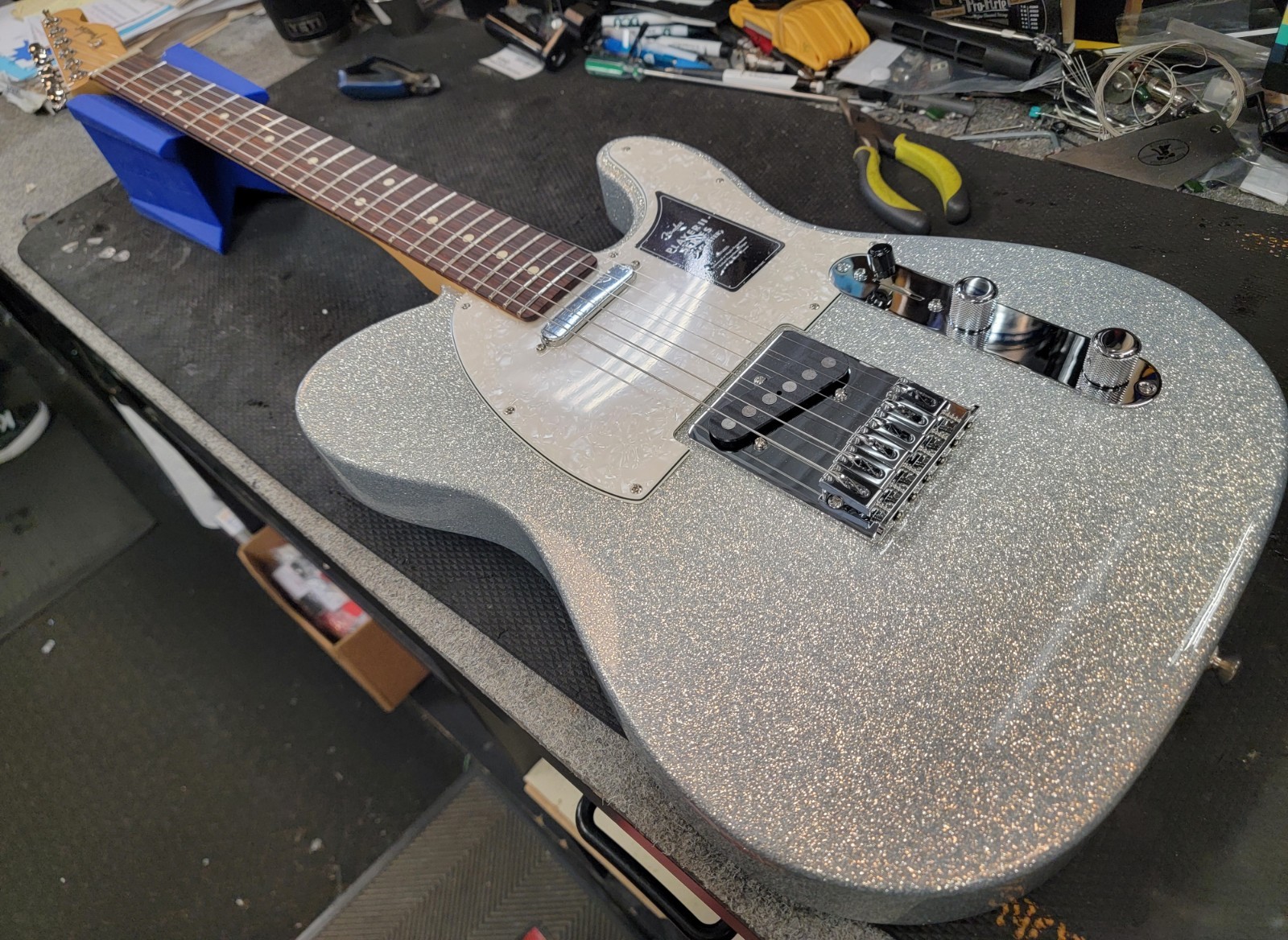 Fender 75th Anniversary Player II Sparkle Telecaster, Gigbag, Free Shipping!