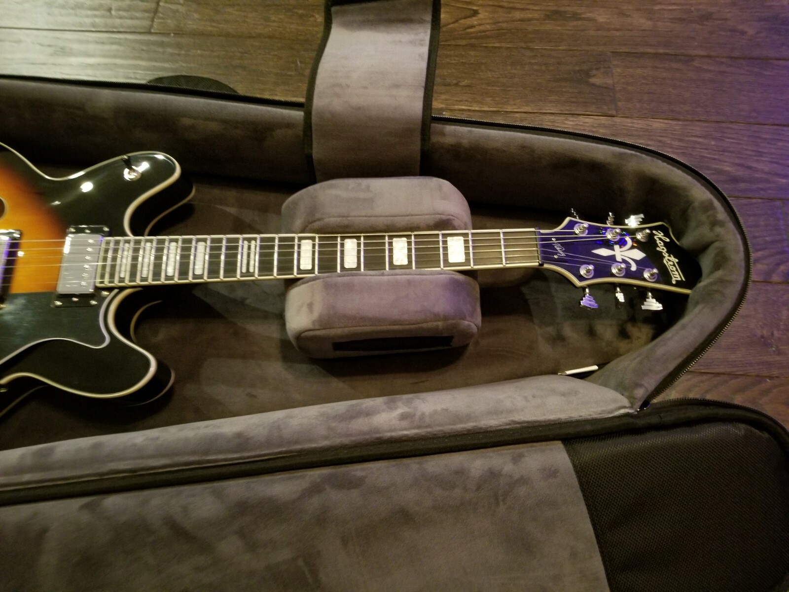 Hagstrom Viking Semi-Hollowbody Electric Guitar Tobacco Sunburst